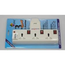 3 Gang Adaptor noen w surge protector