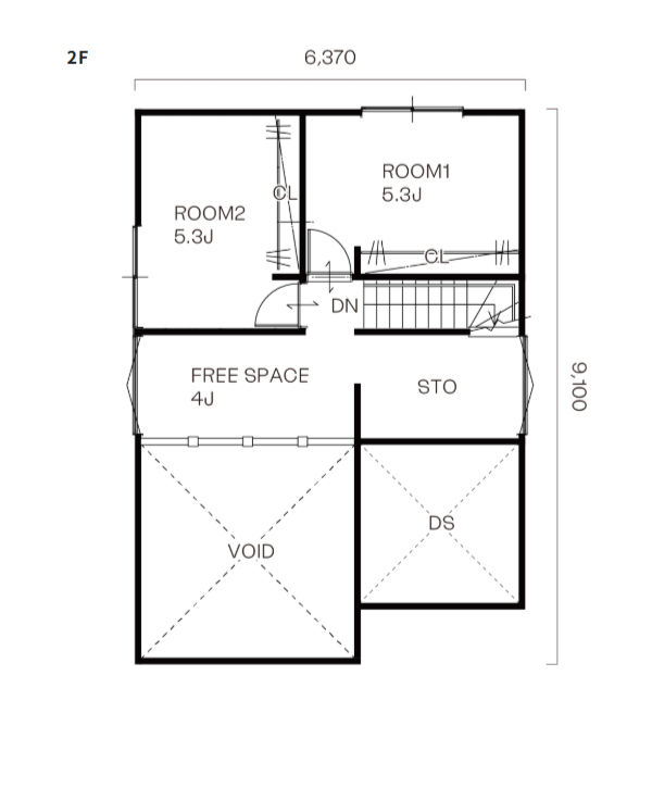 WOODBOX熊本LOSPA間取り
