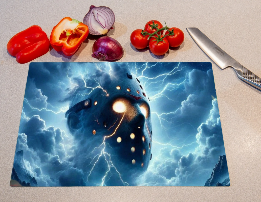 Jason Halloween Chopping Board Design