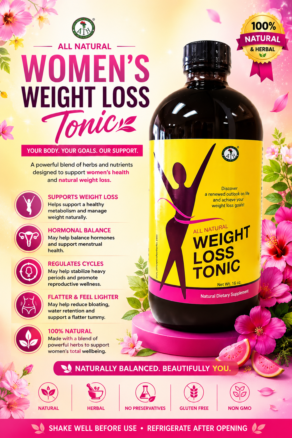 Women's Weight Loss Tonic