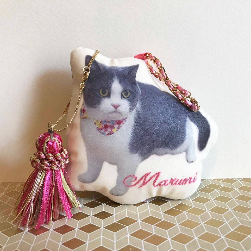 All's & Companyのオフィス猫『 まる美 』チャーム
