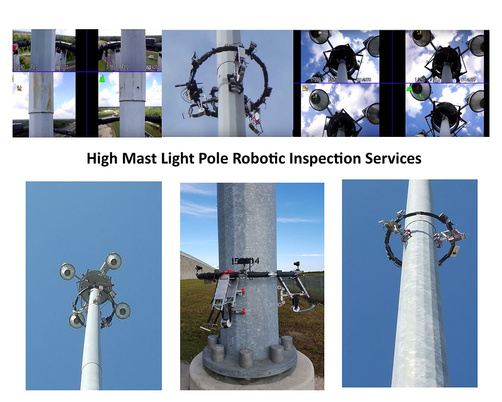 High Mast Light Pole Inspection