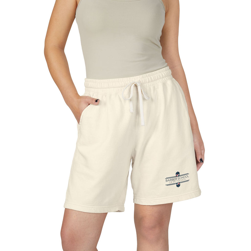 Thumbnail: BSP Unisex Garment-Dyed Lightweight Fleece Sweat Shorts