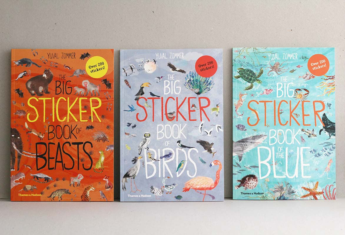 The Big Sticker Books Beasts/Birds/Blue