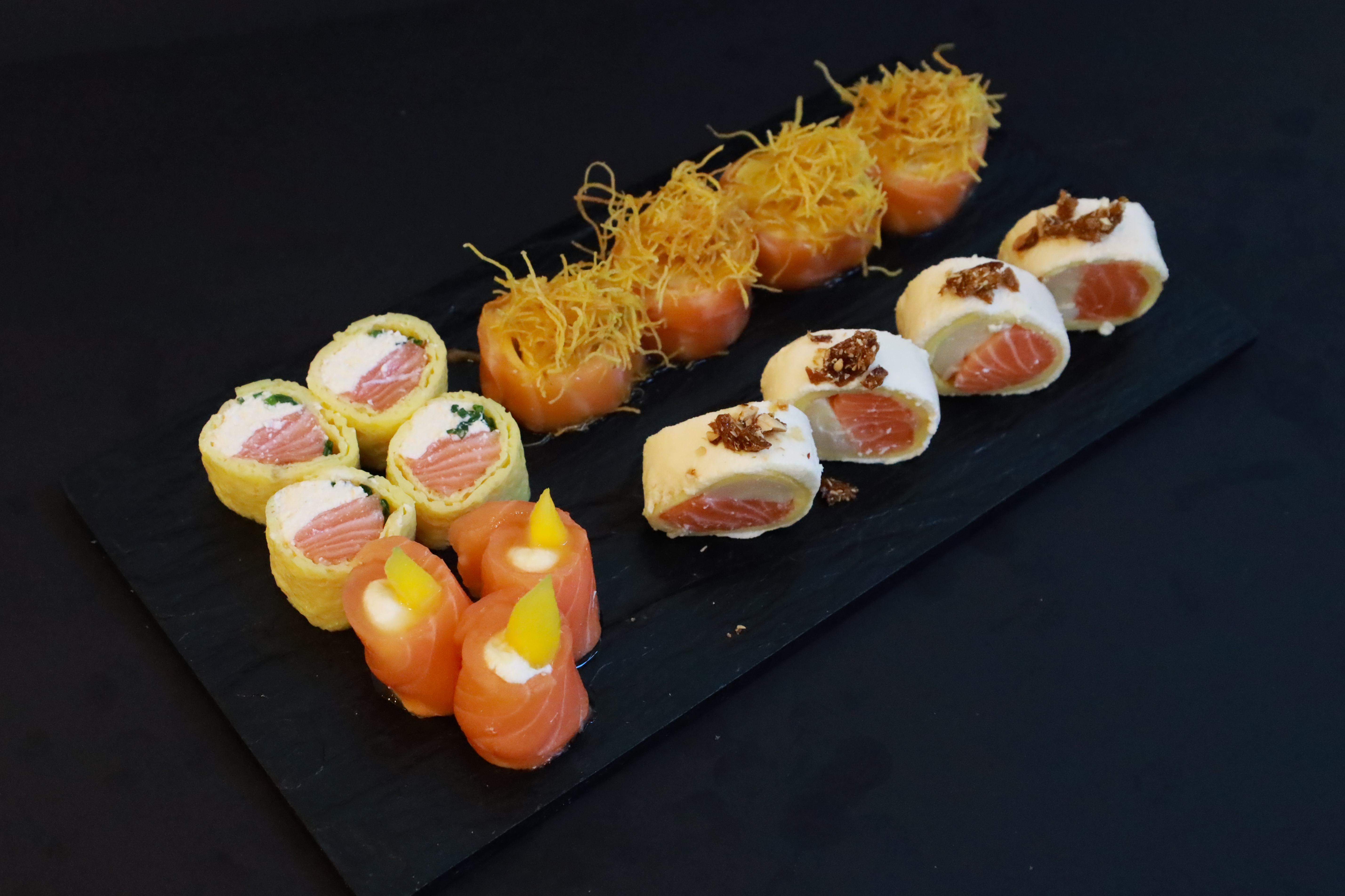 Arranged Food and Objects