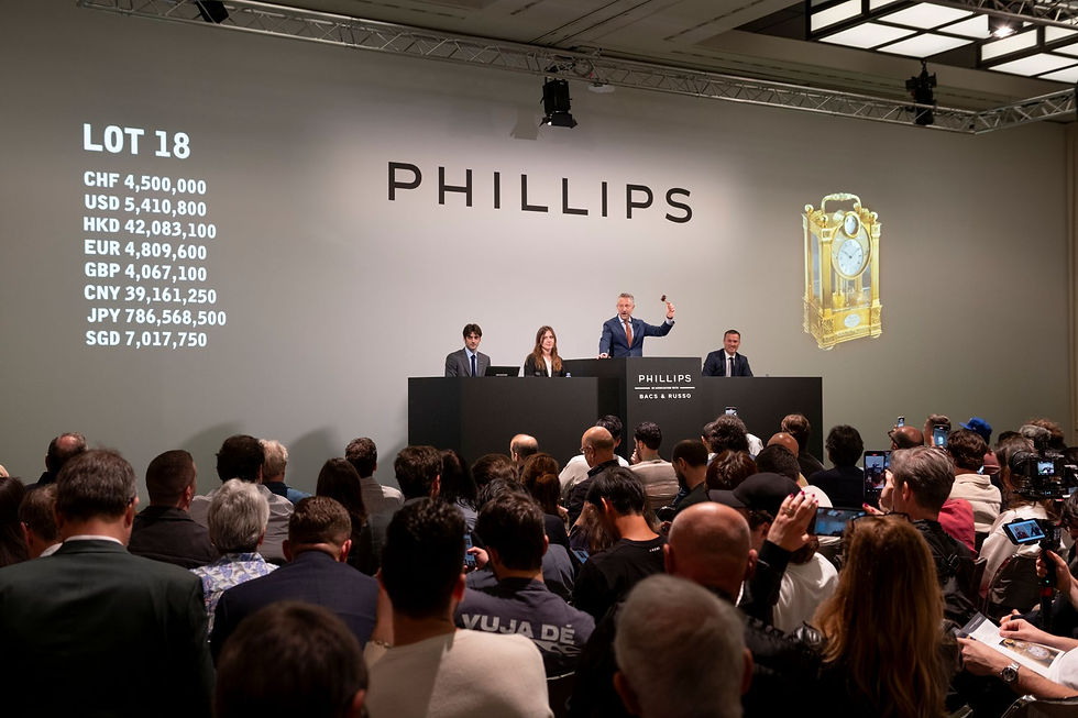 Cartier at phillips spring auctions