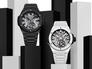 Hublot挑战制表工艺推出全球首款陶瓷三问腕表
