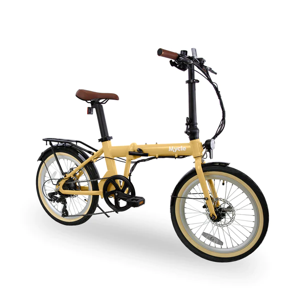 Compact Folding Electric Bike by Mycle