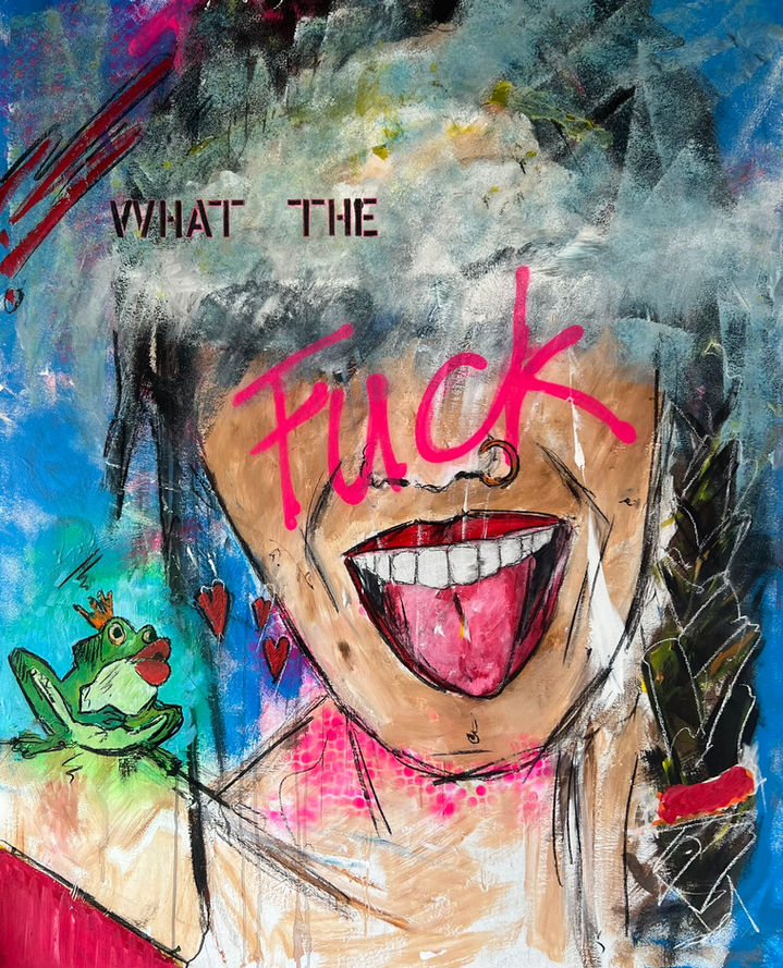 What the ...
Acryl auf Leinwand 
1.3 m x 1.6 m
4800.00 CHF