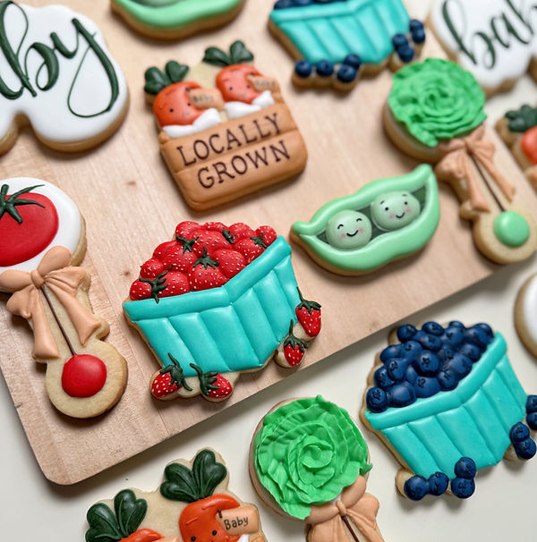 locally grown baby shower cookies, lewes Delaware