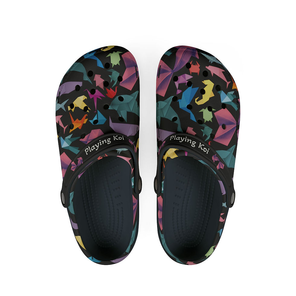Thumbnail: Origami Ocean Life Design- Adult Clog