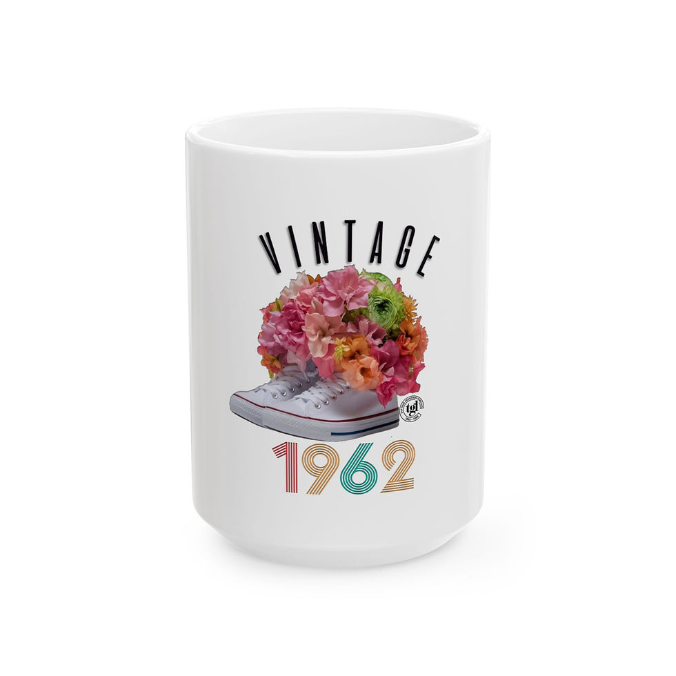 TGL The GlamMa Life Vintage 62 Ceramic Mug, (11oz, 15oz)