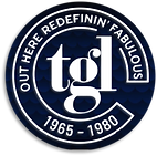TGL brand logo for The GlamMa Life in elegant navy and white