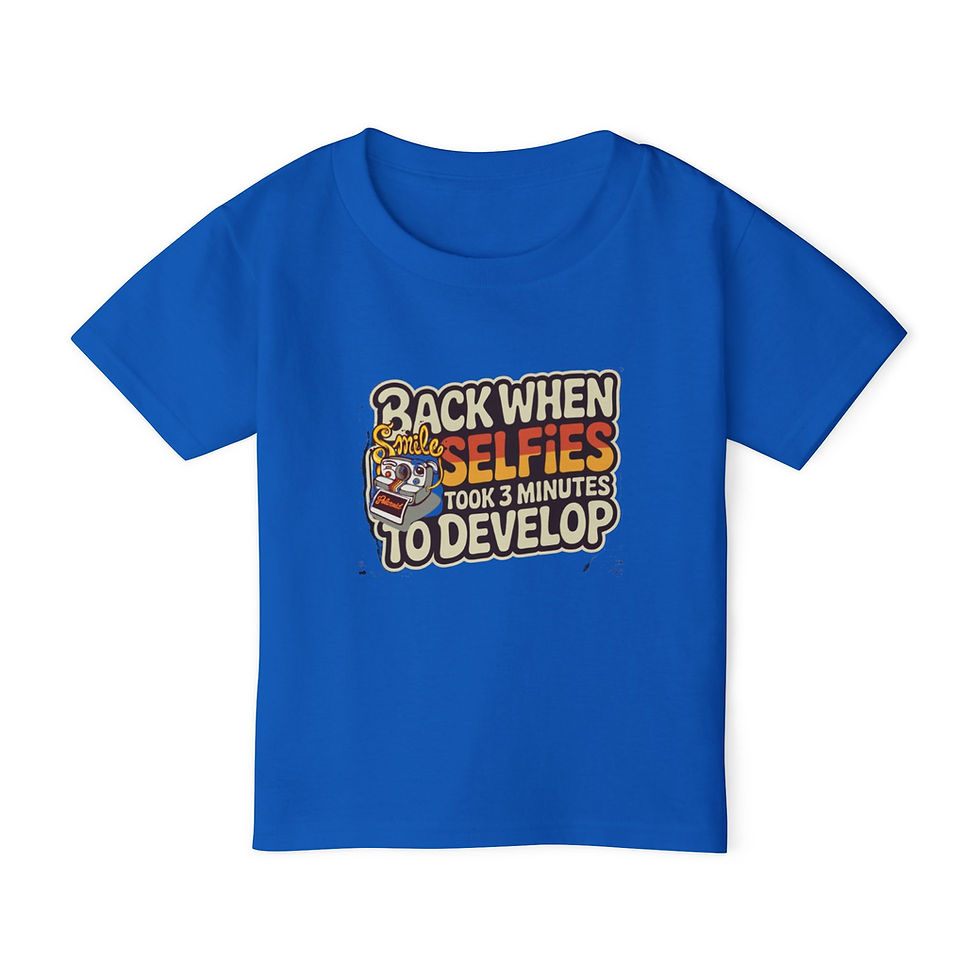 Thumbnail:  “Say Cheese, GlamBaby!” Heavy Cotton™ Toddler T-shirt