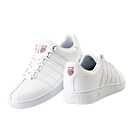 White K-Swiss sneakers — iconic 80s and 90s athletic style with clean lines and classic appeal