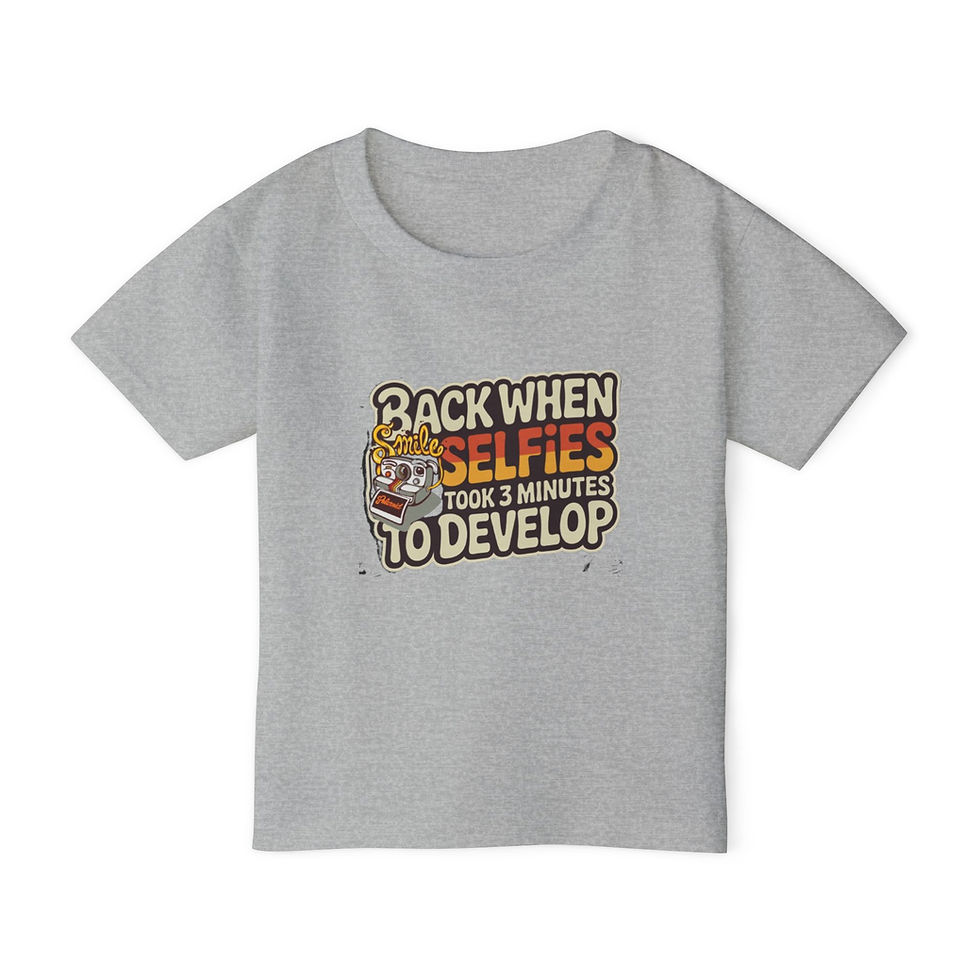 Thumbnail:  “Say Cheese, GlamBaby!” Heavy Cotton™ Toddler T-shirt