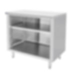CTN-2448 - Flat Top Enclosed Work Table - No Door
