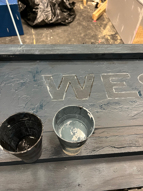 Westerberg High School sign - In Progress