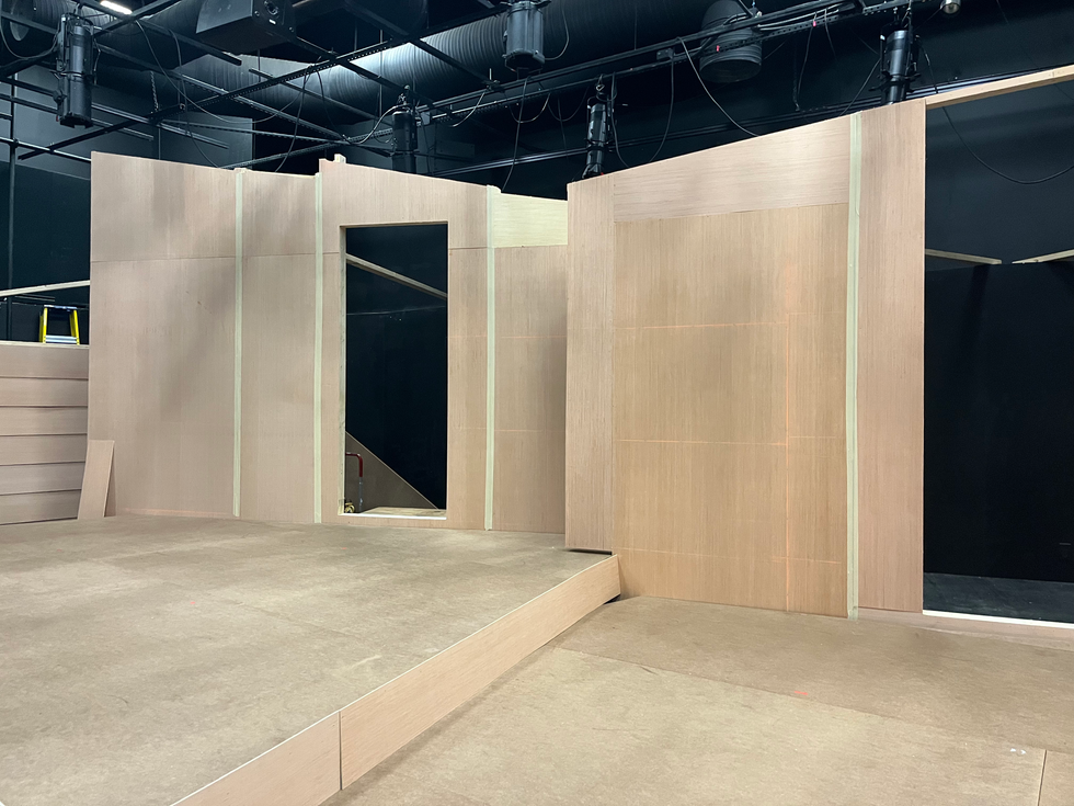 Masking tape to hide seams