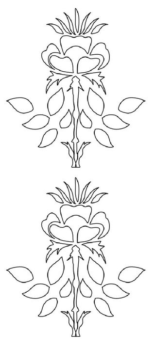 Digitally traced stencil (2 out of 2)