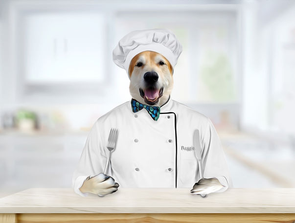 Chef Pet Portrait