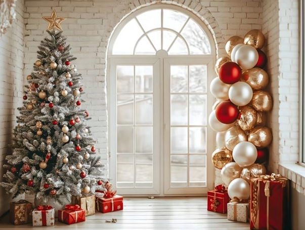 White Festive Room