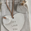 Thumbnail: Nana/Nanny  - We/I Love You Heart - with Calico Pouch