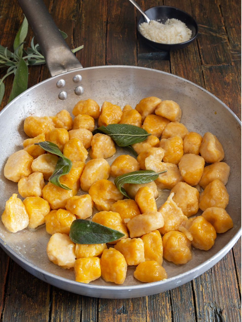 Pumpkin Gnocchi in Sage and Burnt Butter