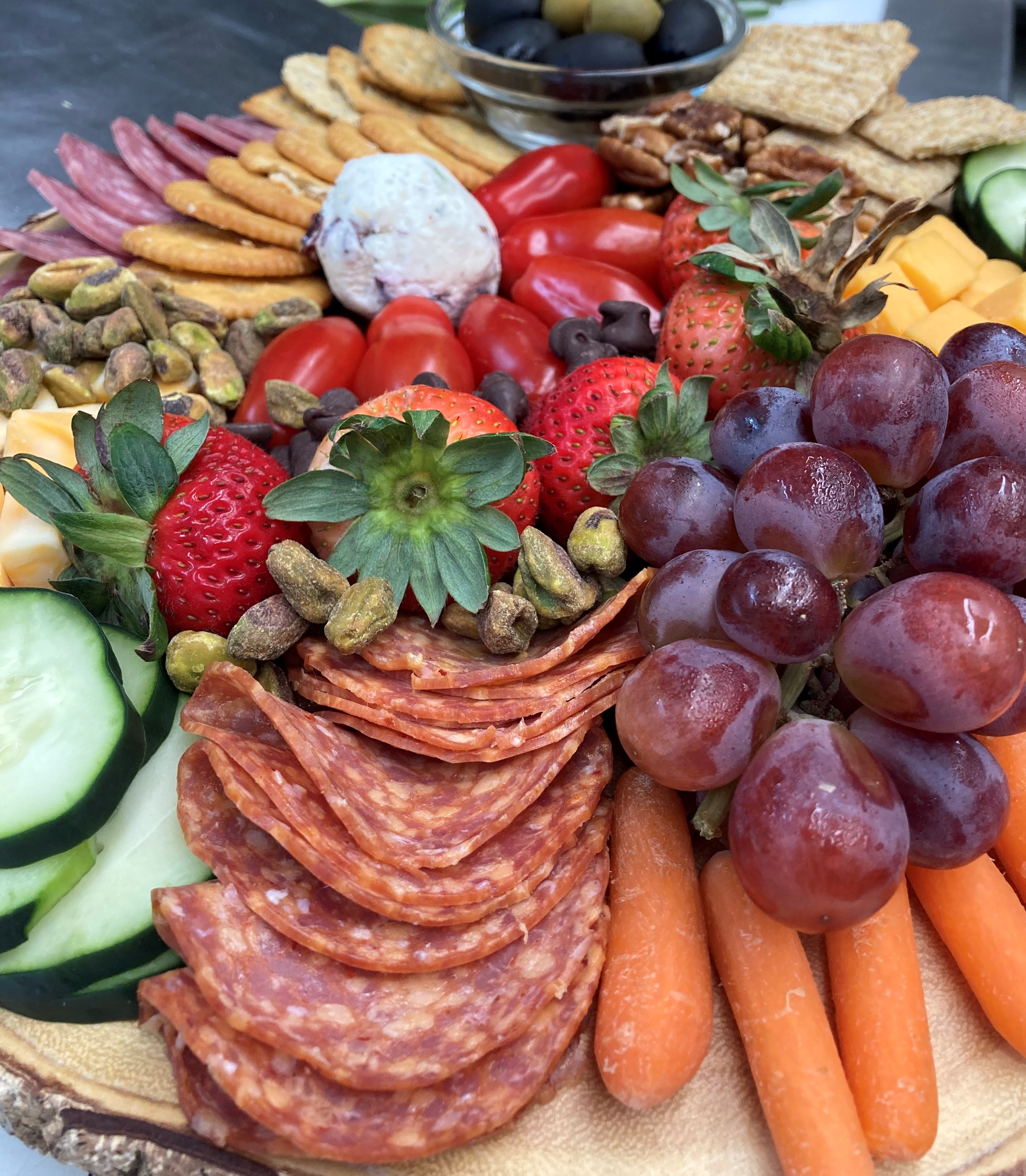 Arranged Food and Objects