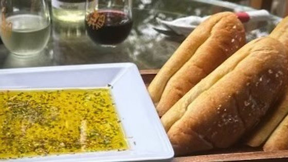 Warm Bread and Herbed Olive Oil