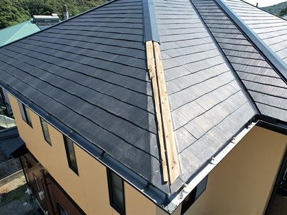 棟板金交換_施工中2