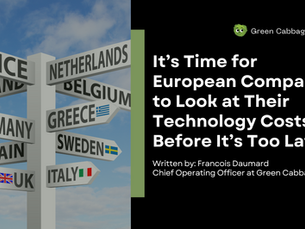It’s Time for European Companies to Look at Their Technology Costs – before it’s Too Late