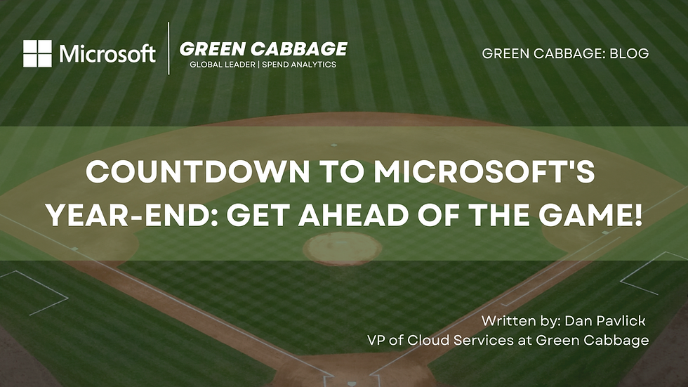 Microsoft's Year End
