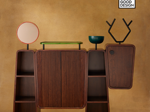 Moose Cabinet | Sideboard by Name Place Animal Thing: handcrafted wooden Oak furniture with multi functional award-winning design with accessories