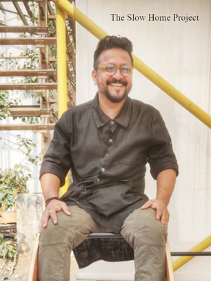 Portrait of Priyam Doshi, Founder & Design Head of Name Place Animal Thing studio specializing in contemporary furniture, lighting, décor & installations