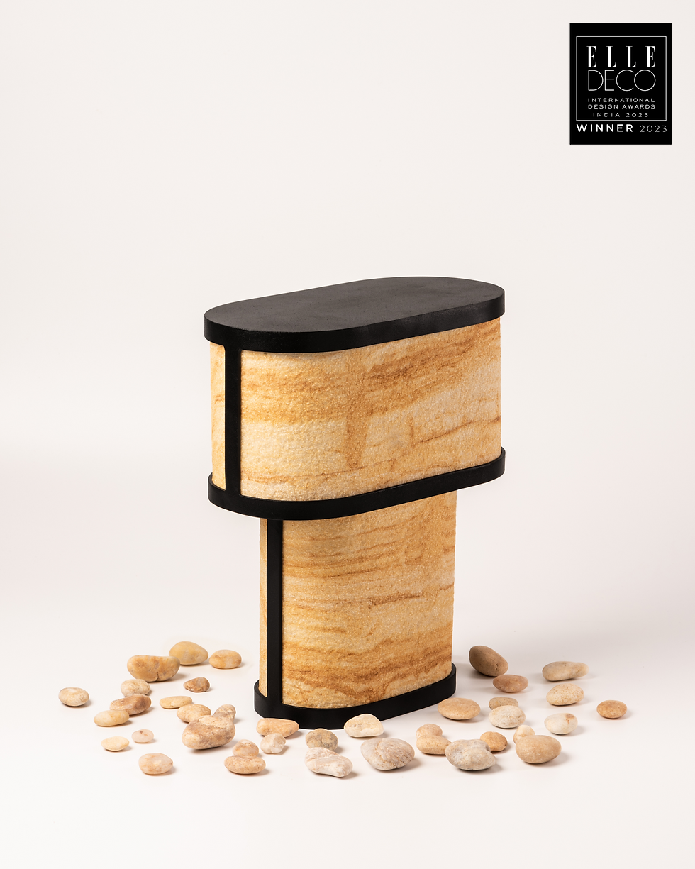 Thumbnail: Niko Table Lamp – Red Sandstone – Small