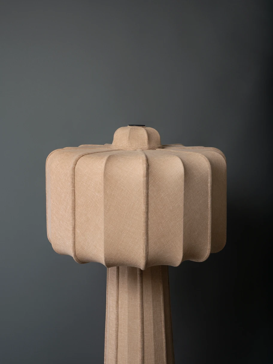 Valo Taupe modern corner floor lamp soft interior illumination Name Place Animal Thing