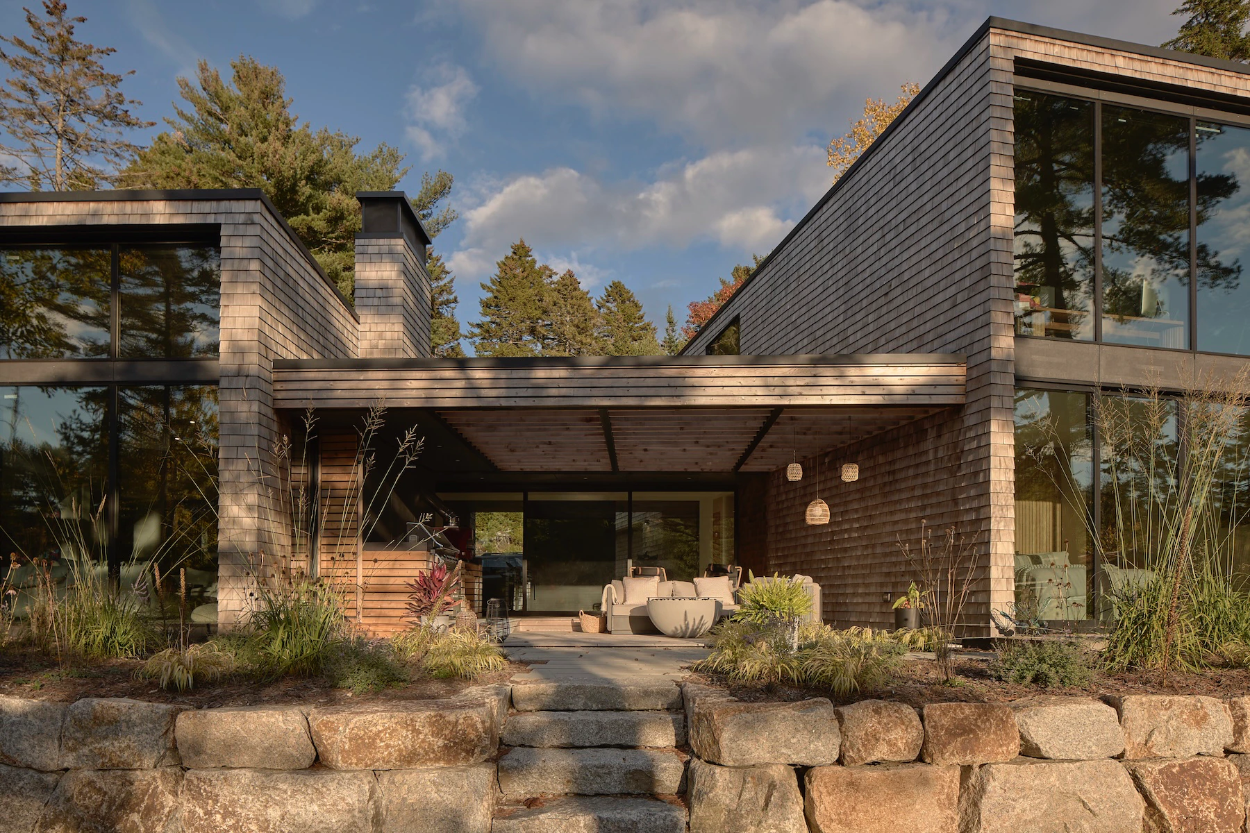 Sunnybrook sanctuary custom home exterior view
