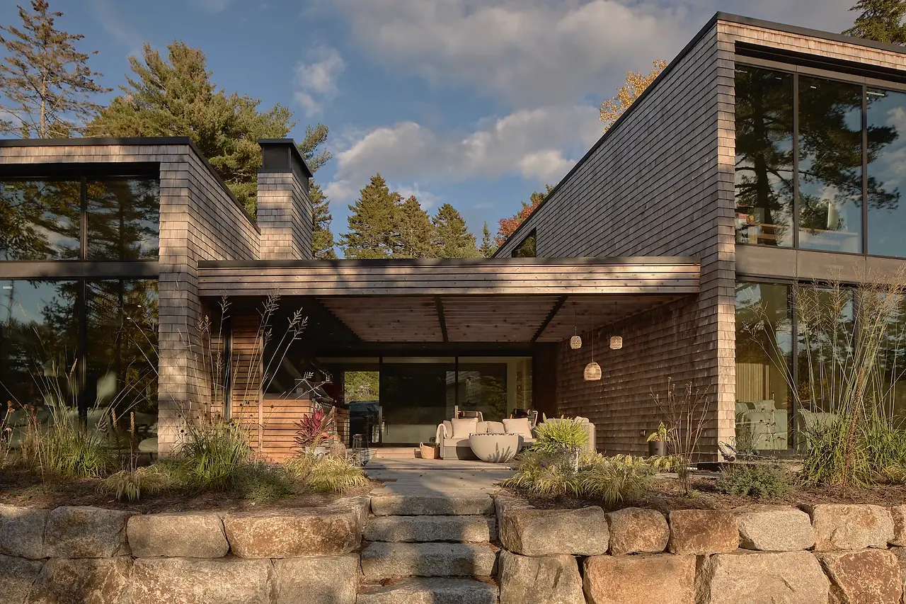 Sunnybrook sanctuary custom home exterior view