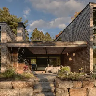 Sunnybrook sanctuary custom home exterior view