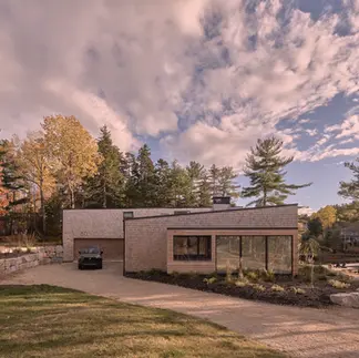 Sunnybrook sanctuary custom home exterior view