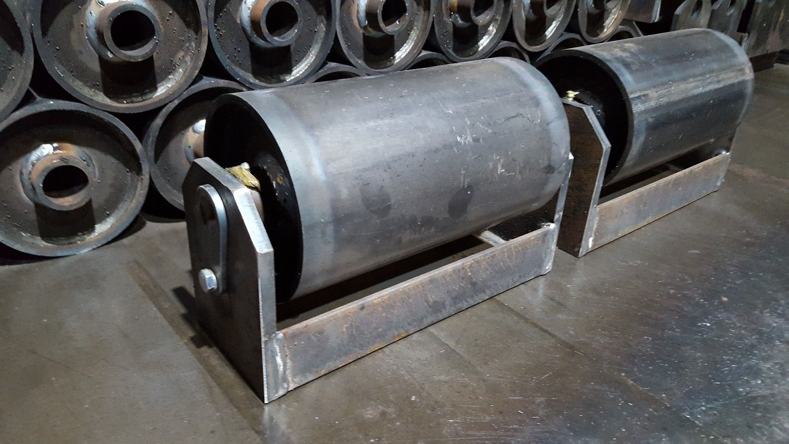 Containerrolle Abrollcontainer komplett Stahl Rolle Container Laufrolle Mulde