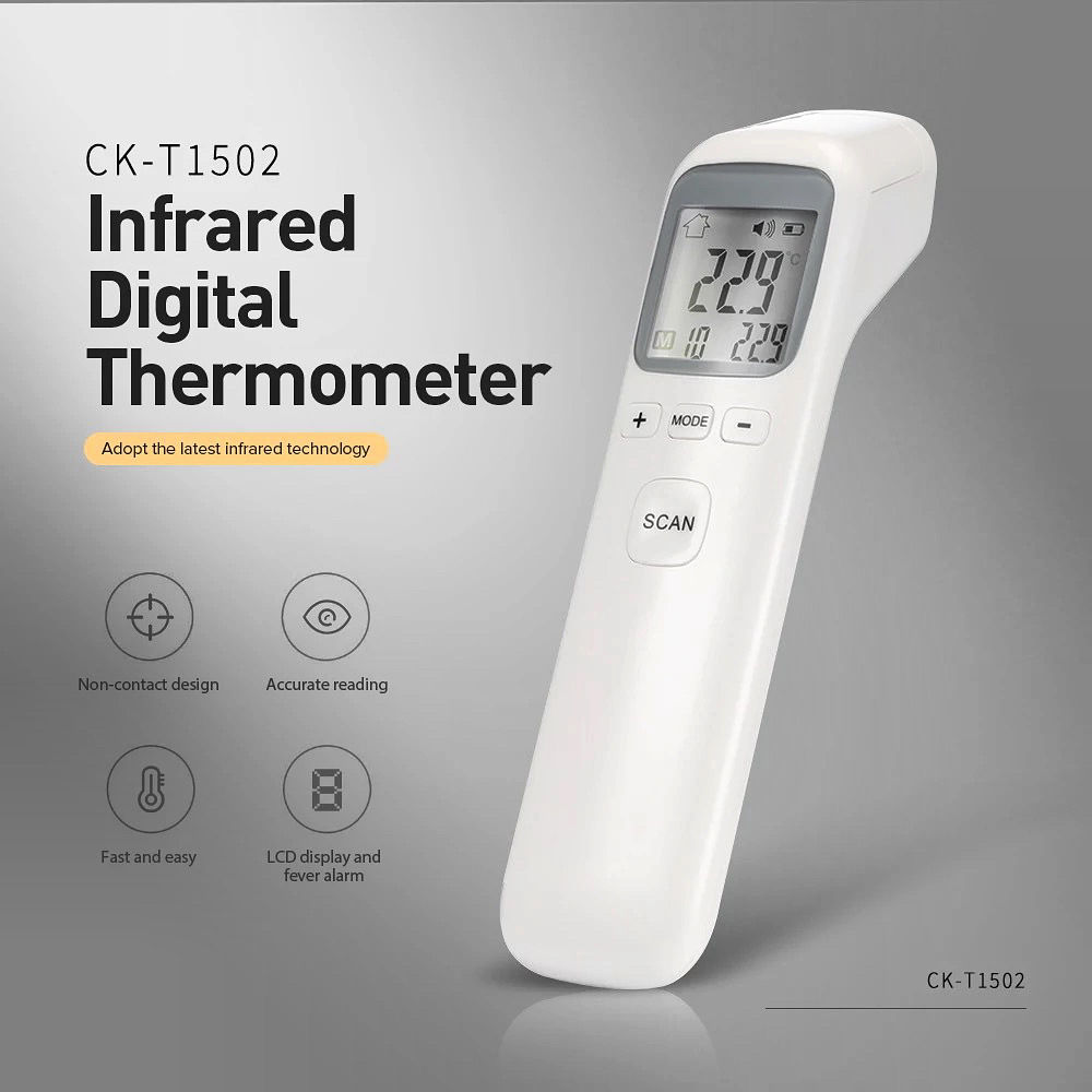 Contactless Infrared Thermometer - LCD Screen