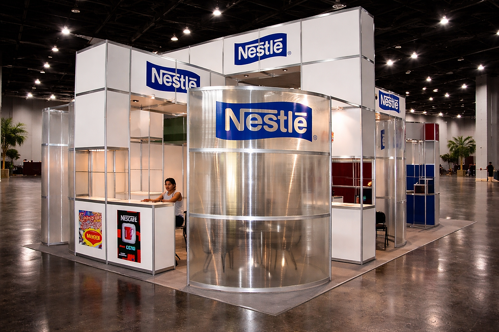 Exhibición de Nestlé en convención