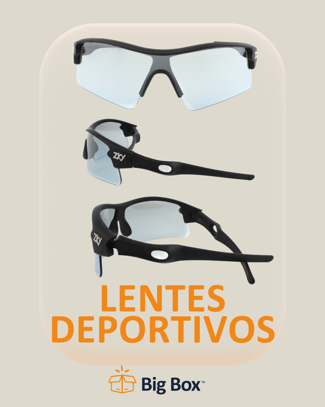Lentes Deportivos Celestes Marco Aéreo