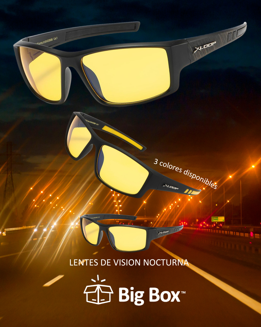 Lentes de Visión Nocturna Marco Completo
