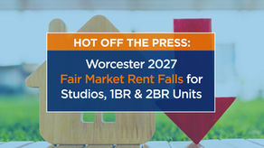 HOT OFF THE PRESS: WORCESTER 2027 FMR FALLS FOR STUDIOS, 1BR, AND 2BR UNITS
