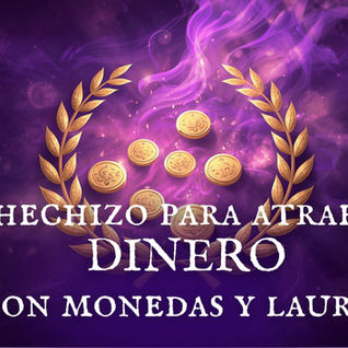 Atrae el dinero a tu vida con monedas y laurel