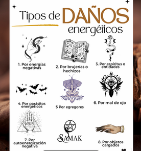 Tipos de daños energétcios