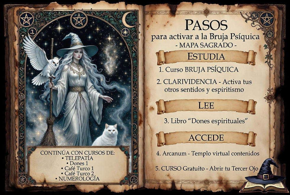 Mapa Sagrado de la BRUJA PSÍQUICA